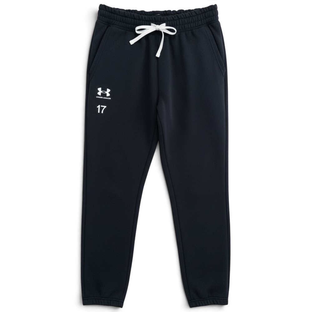 Under Armour Jogger Pants Women M Athleisure Sporty Loungewear Warmup Black